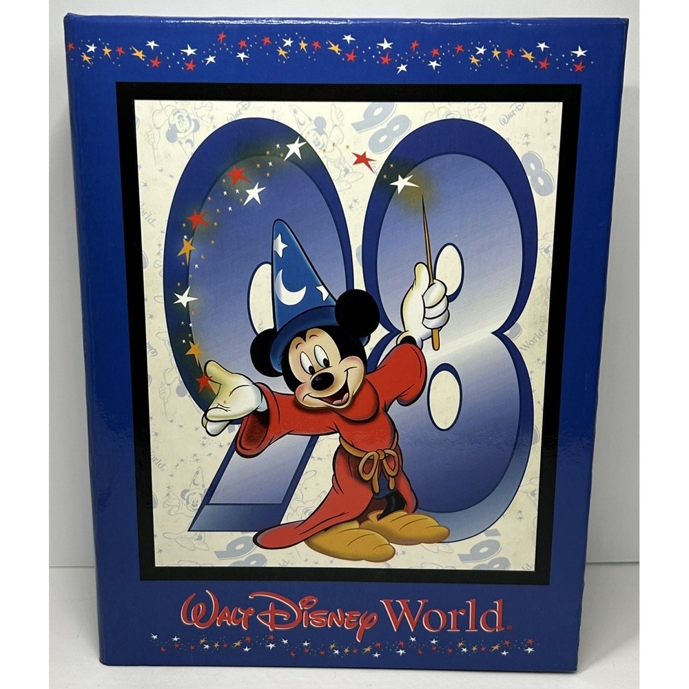 Walt Disney World Mickey Mouse 1998 The Year To Be There Photo Album Vintage